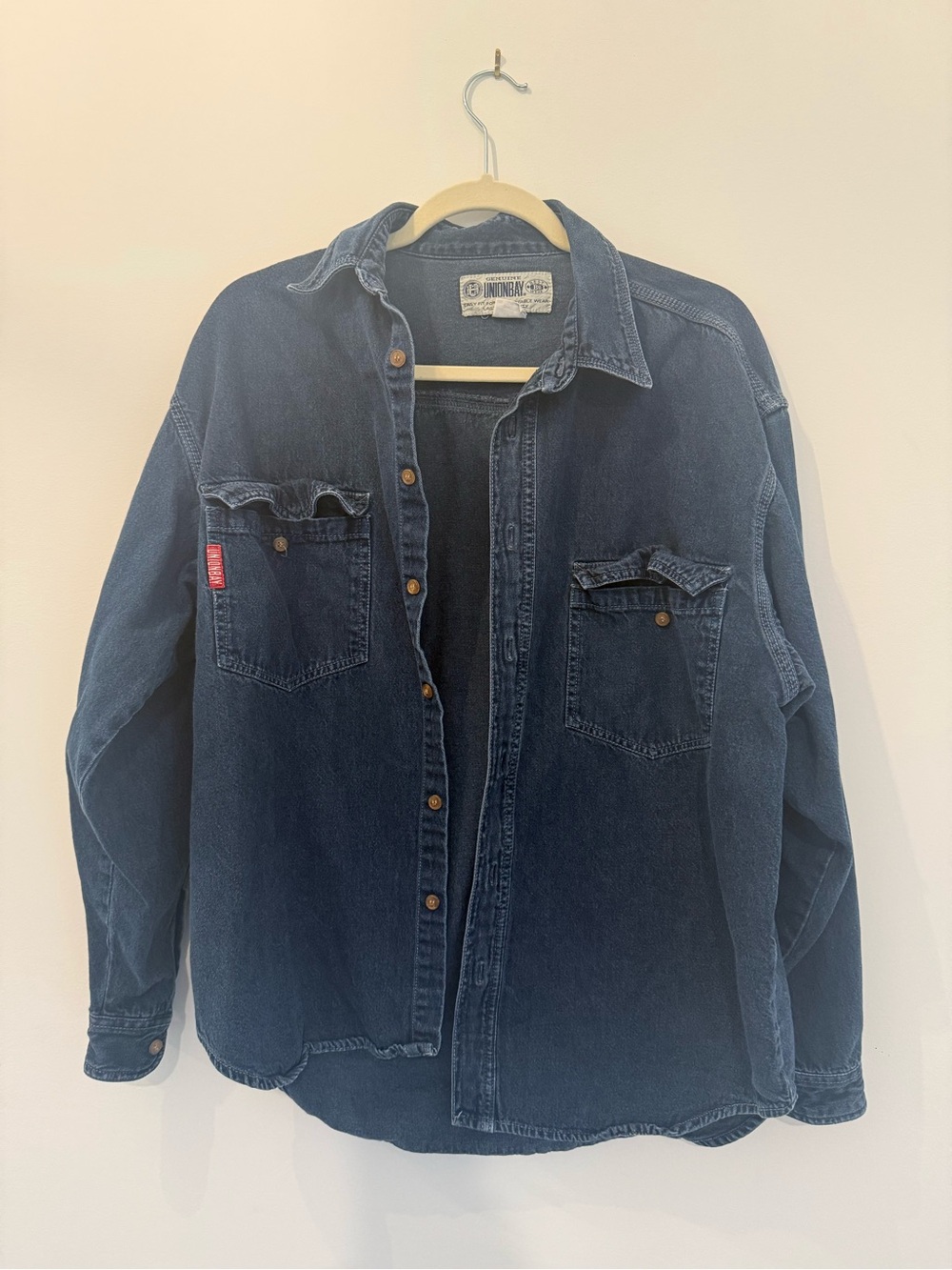 Vintage 90s UnionBay Dark Blue Denim Oversized Gruge - Size M